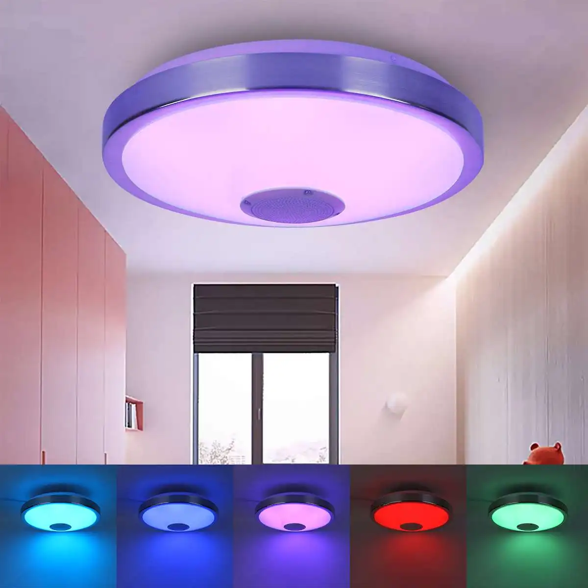 Led Ceiling Lights for Bedroom Livingroom Remote App Control with bluetooth Speaker Dimmable RGB Music Ceiling Light
Led Ceiling Lights for Bedroom Livingroom Remote App Control with bluetooth Speaker Dimmable RGB Music Ceiling Light