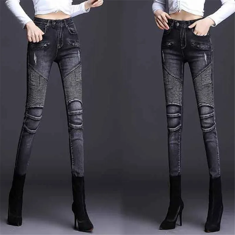 High waist Spring Jeans Women 2021 New Slim Vintage Stretch Denim Tights Plus size Casual Pencil Pants Autumn Ladies Trousers
High waist Spring Jeans Women 2021 New Slim Vintage Stretch Denim Tights Plus size Casual Pencil Pants Autumn Ladies Trousers