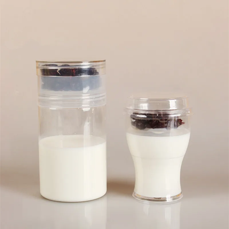 10pcs Net red creative double layer pudding cup transparent plastic fruit oatmeal yogurt cup 130ML 300ML dessert cup with lid
10pcs Net red creative double layer pudding cup transparent plastic fruit oatmeal yogurt cup 130ML 300ML dessert cup with lid