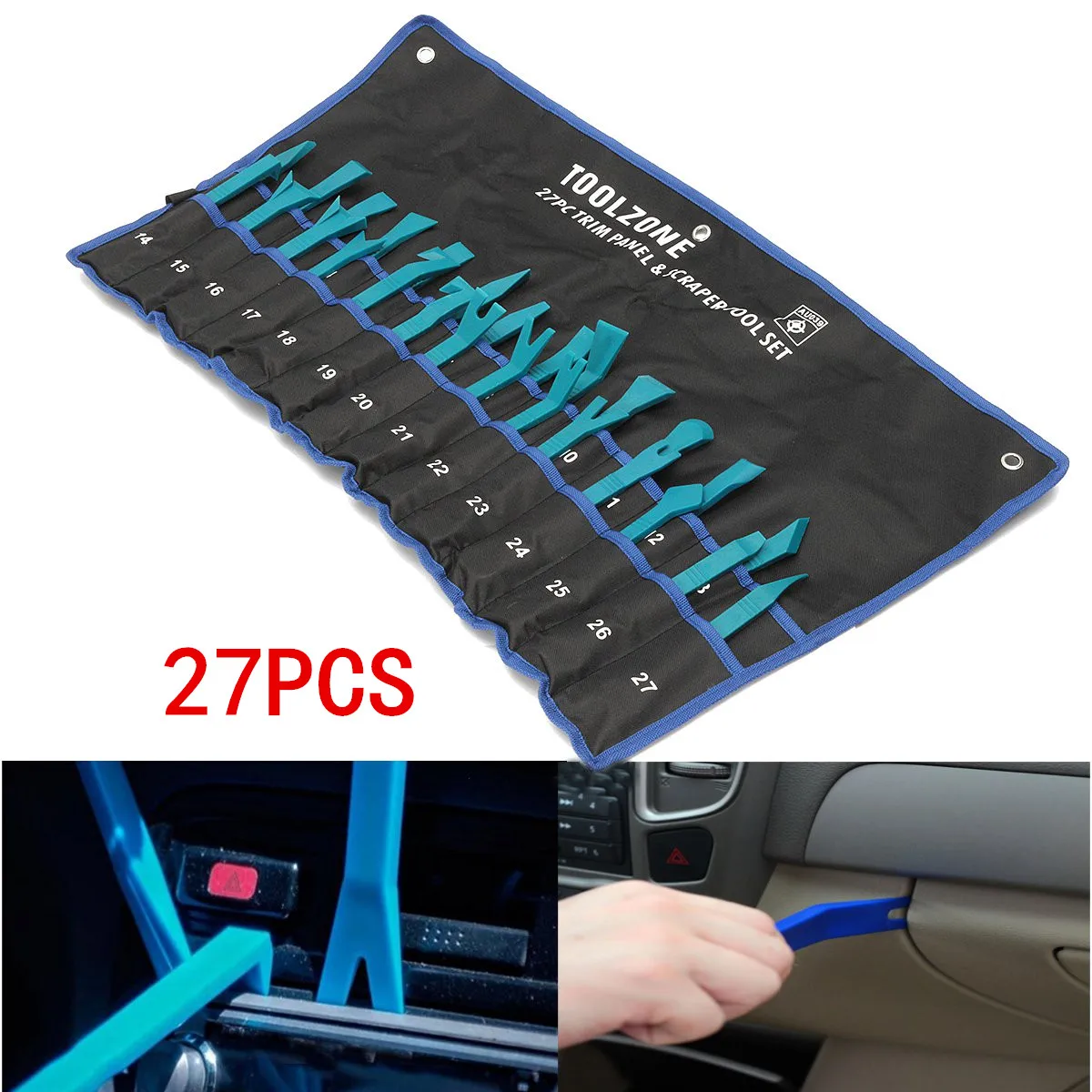 27Pcs Car Radio Panel Interior Door Clip Panel Trim Dashboard Removal Opening Tool Set DIY Car Repair Tool Kit
27Pcs Car Radio Panel Interior Door Clip Panel Trim Dashboard Removal Opening Tool Set DIY Car Repair Tool Kit