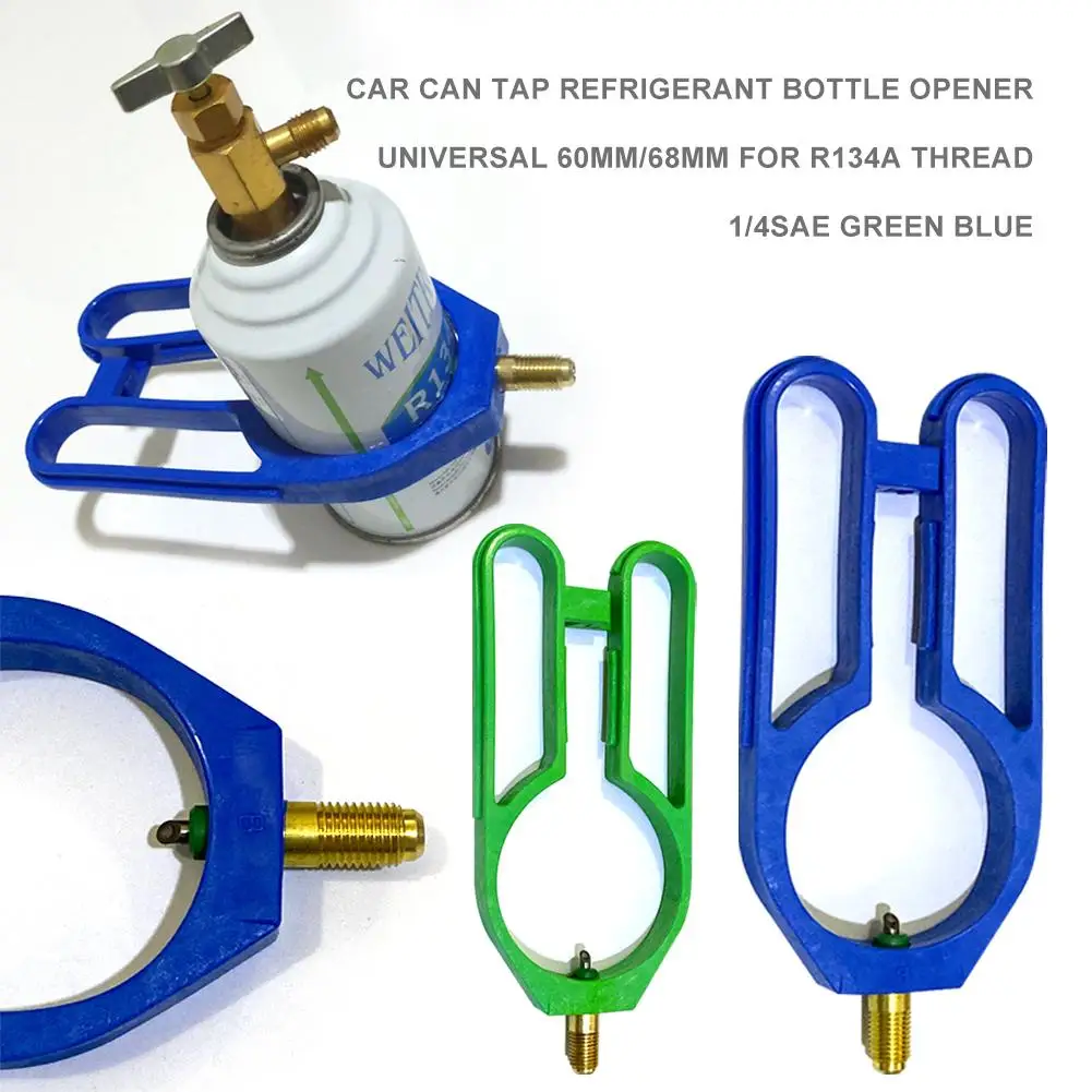 60mm/68mm Air Refrigerant Bottle Opener For R134A 1/4 SAE Car Air Conditioner Tools
60mm/68mm Air Refrigerant Bottle Opener For R134A 1/4 SAE Car Air Conditioner Tools
