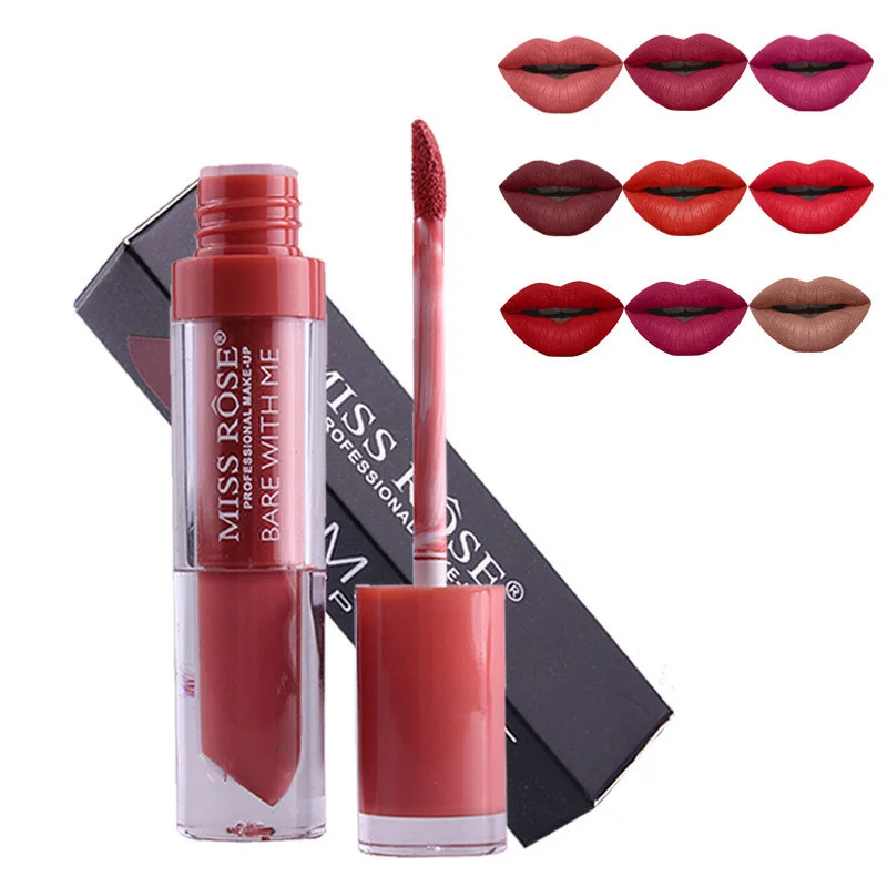 Matte Non-sticky Cup lip Gloss Waterproof Not Easy To Decolorize Lip Glaze Cosmetics 1 pcs maquillajes para mujer
Matte Non-sticky Cup lip Gloss Waterproof Not Easy To Decolorize Lip Glaze Cosmetics 1 pcs maquillajes para mujer