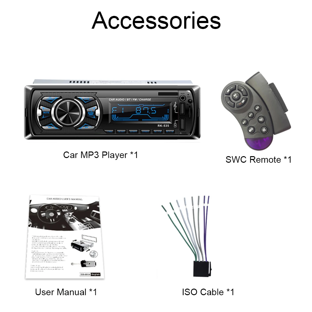 Universal Dual USB Car Charger Car Ports Micro-SD Card U Disk MP3 Player FM Tuner Multifunctional Car Accessories DC 11V
Universal Dual USB Car Charger Car Ports Micro-SD Card U Disk MP3 Player FM Tuner Multifunctional Car Accessories DC 11V