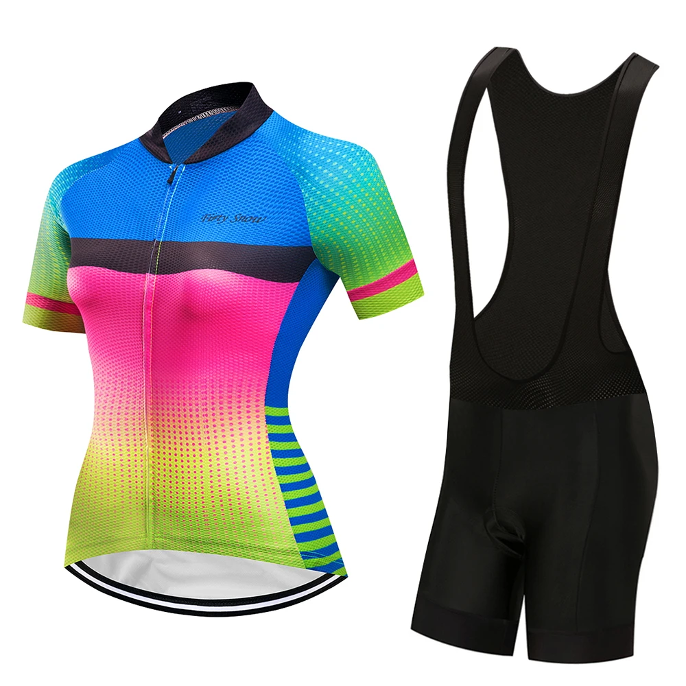 2022 Women Bicycle Clothing Summer Pro Gel Pad Bib Short Pants Skinsuit Maillot Mtb Cycling Jersey Set Dress Bike Clothes Wear
2022 Women Bicycle Clothing Summer Pro Gel Pad Bib Short Pants Skinsuit Maillot Mtb Cycling Jersey Set Dress Bike Clothes Wear