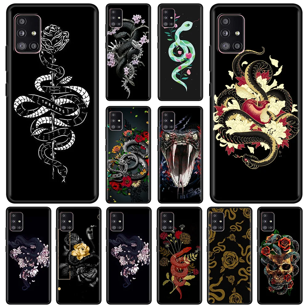 Phone Case For Samsung Galaxy A51 A12 A21s A71 A31 A02s A11 A41 A01 A02 A72 A42 A52 A32 A22 Funda GG Snake Animal Flower Art
Phone Case For Samsung Galaxy A51 A12 A21s A71 A31 A02s A11 A41 A01 A02 A72 A42 A52 A32 A22 Funda GG Snake Animal Flower Art