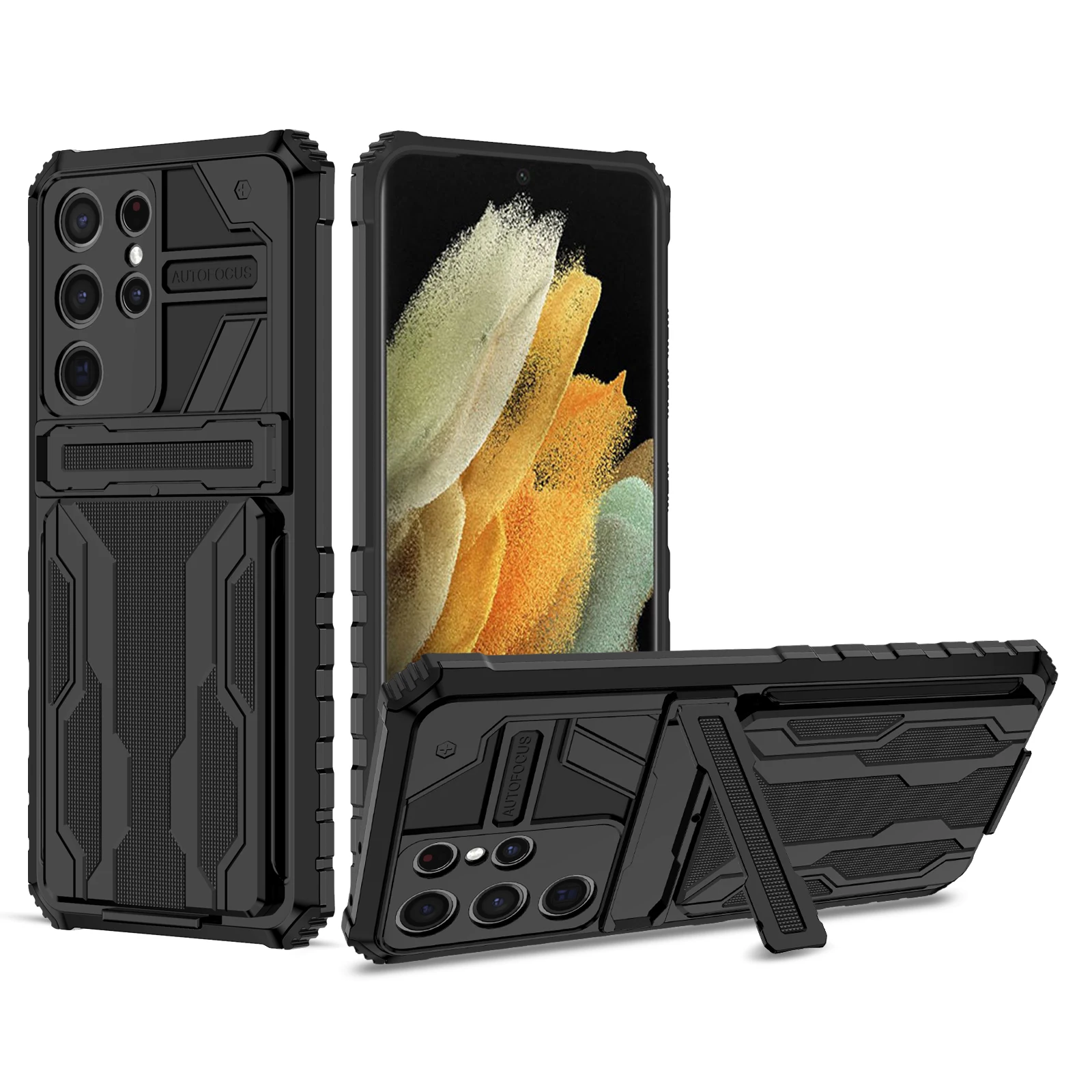 Shockproof Card Package Phone Case For Samsung Galaxy Note S20 A42 A52 A32 S21 20 A12 A72 A22 Plus Ultra 5G 4G Bracket PC Cover
Shockproof Card Package Phone Case For Samsung Galaxy Note S20 A42 A52 A32 S21 20 A12 A72 A22 Plus Ultra 5G 4G Bracket PC Cover