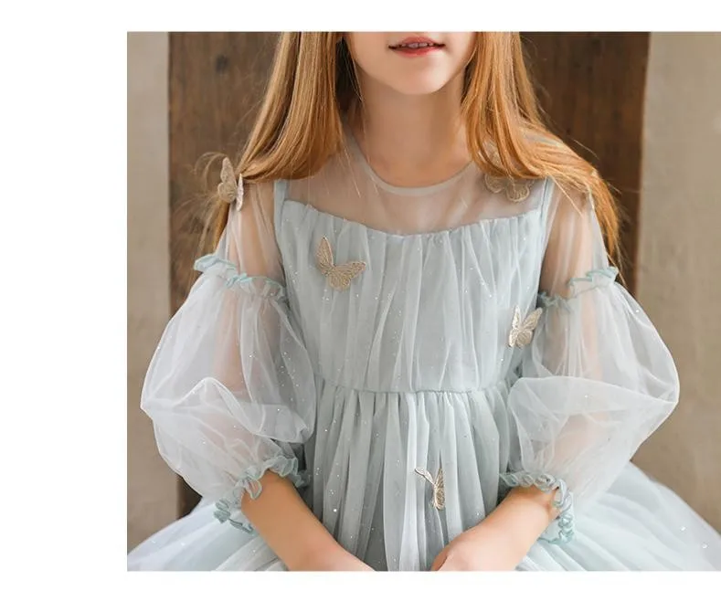 Children Fashion Princess Dresses Mesh Lace Knee Ball Gowns For Girls Join Birthday Wedding Party Dress Kids Clothing 5-14 Years
Children Fashion Princess Dresses Mesh Lace Knee Ball Gowns For Girls Join Birthday Wedding Party Dress Kids Clothing 5-14 Years