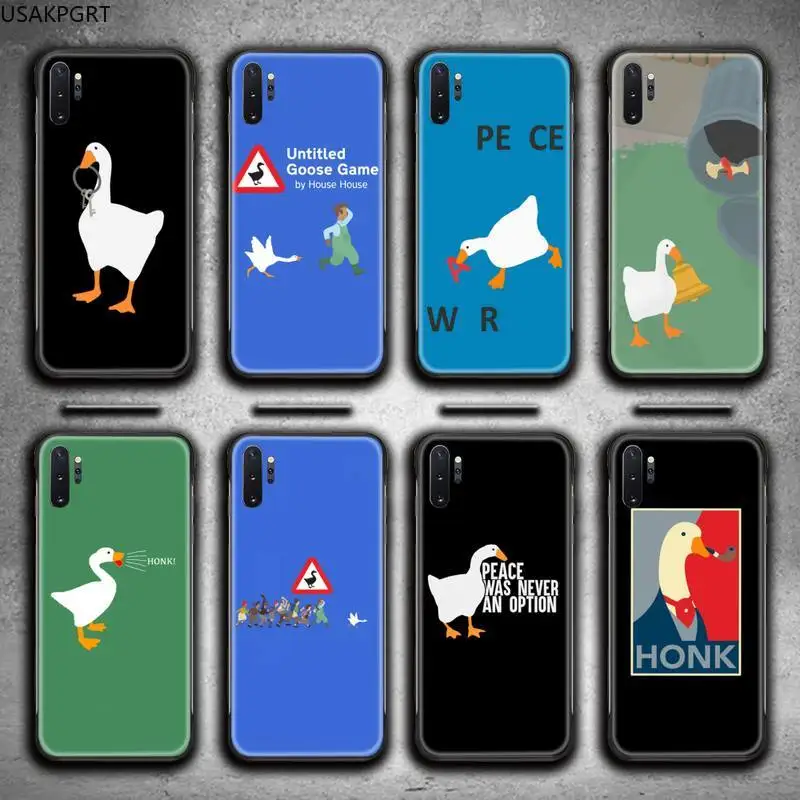 Duck Goose Game Phone Case For Samsung Galaxy Note20 ultra 7 8 9 10 Plus lite J7 J8 Plus 2018 Prime
Duck Goose Game Phone Case For Samsung Galaxy Note20 ultra 7 8 9 10 Plus lite J7 J8 Plus 2018 Prime