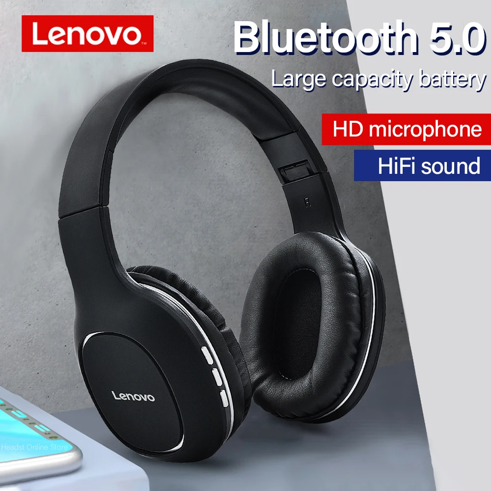 Lenovo HD300 Wireless Headphones Bluetooth 5.0 HIFI Sound Quality Headset Noise Reduction Stereo Gaming Earphones For Mobile PC
Lenovo HD300 Wireless Headphones Bluetooth 5.0 HIFI Sound Quality Headset Noise Reduction Stereo Gaming Earphones For Mobile PC