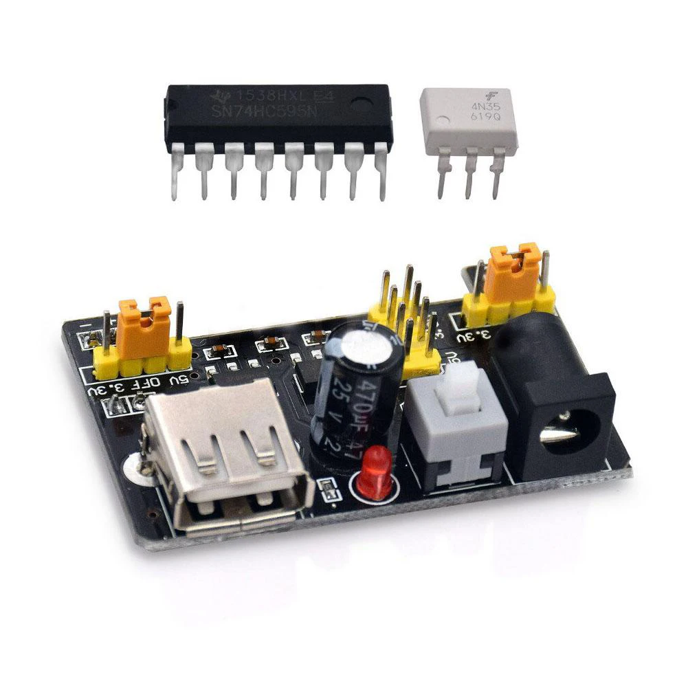 Electronic Component Kits Set Base Fun Kit Bundle with Resistor, Capacitor, LED Light, Potentiometer Electric Component Kits
Electronic Component Kits Set Base Fun Kit Bundle with Resistor, Capacitor, LED Light, Potentiometer Electric Component Kits