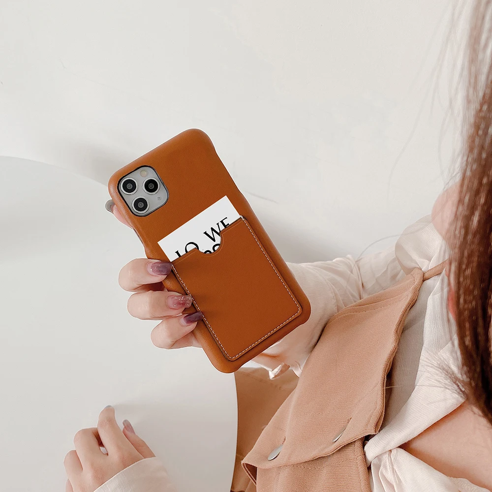 Luxury Brand LO Top Quality PU Leather Card Pocket Phone Case For iPhone 12 Pro Max 8 Plus XR X Card Wallet Phone Accessoy Bags
Luxury Brand LO Top Quality PU Leather Card Pocket Phone Case For iPhone 12 Pro Max 8 Plus XR X Card Wallet Phone Accessoy Bags