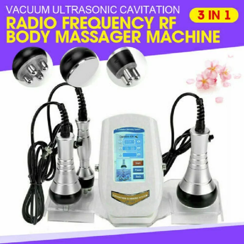 New 3 Wands Weight Loss Beauty Machine 40KHz Ultrasonic Cavitation Fat Reduce Vacuum RF Body Shapping Radio Frequency Skin Tight
New 3 Wands Weight Loss Beauty Machine 40KHz Ultrasonic Cavitation Fat Reduce Vacuum RF Body Shapping Radio Frequency Skin Tight