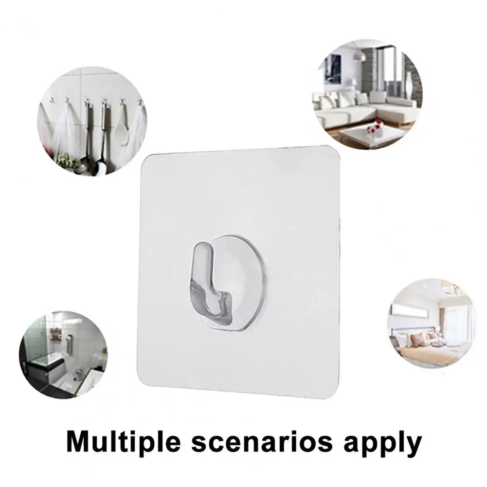 10Pcs Transparent Multifunctional Hook Max Load-bearing 15KG Seamless Adhesive Strong Sticking Hook Home Kitchen Tools
10Pcs Transparent Multifunctional Hook Max Load-bearing 15KG Seamless Adhesive Strong Sticking Hook Home Kitchen Tools