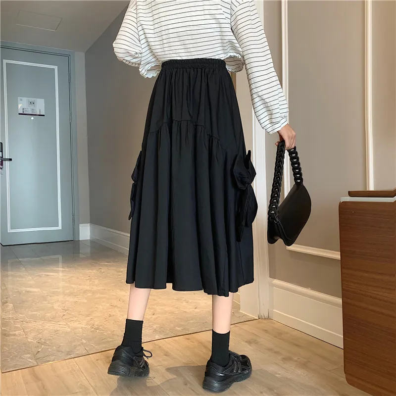 Harajuku Slender A-Line All Match Solid Gentle Vintage Korean Girls Brief Sweet Fashion Hot Elastic-Waist Long Skirts
Harajuku Slender A-Line All Match Solid Gentle Vintage Korean Girls Brief Sweet Fashion Hot Elastic-Waist Long Skirts