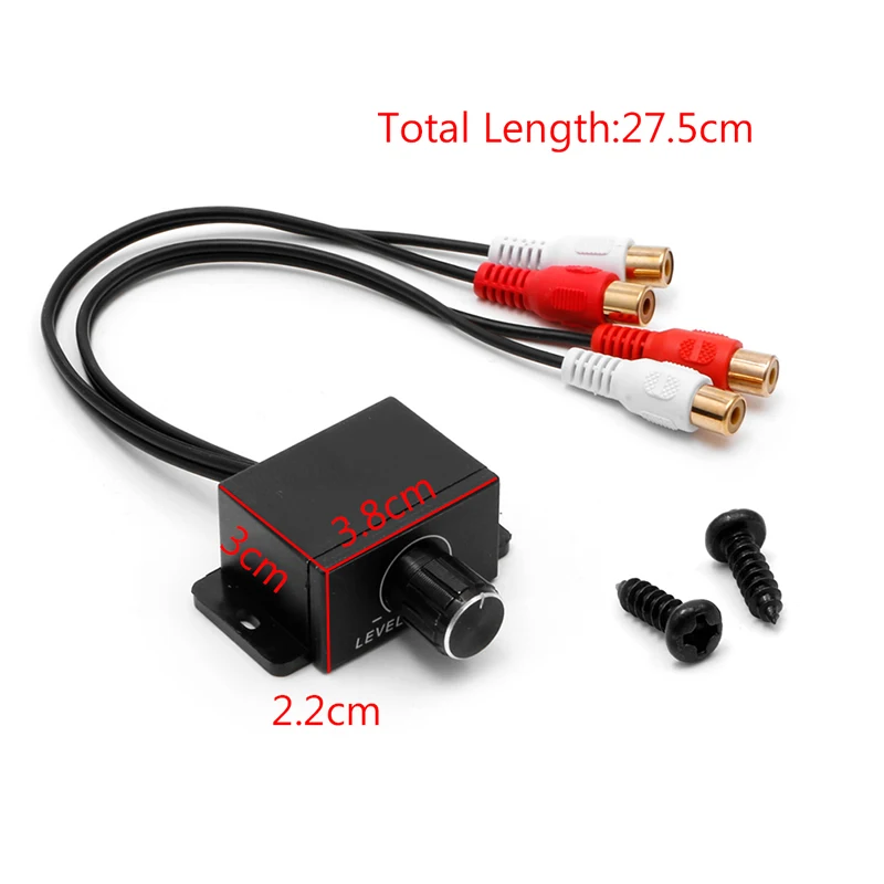 New Car Audio Amplifier Bass RCA Level Remote Volume Control Knob LC-1 Universal
New Car Audio Amplifier Bass RCA Level Remote Volume Control Knob LC-1 Universal