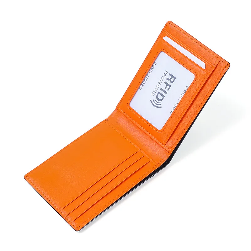 Fashion Mini Wallet Genuine Leather Men's Pocket Wallet RFID Anti Theft Business Credit Card Holder Bag Wallets
Fashion Mini Wallet Genuine Leather Men's Pocket Wallet RFID Anti Theft Business Credit Card Holder Bag Wallets