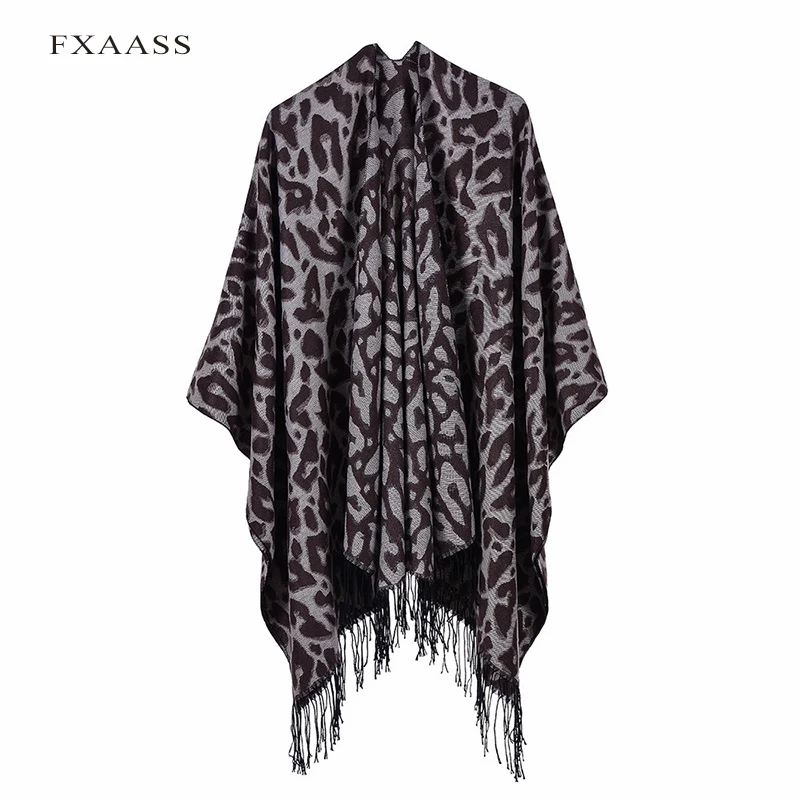 FXAASS Autumn Winter Shawl Fashion Poncho Women Cashmere Scarf Lady Luxury Blanket Warm Pashmina Leopard Print Wholesale Cape
FXAASS Autumn Winter Shawl Fashion Poncho Women Cashmere Scarf Lady Luxury Blanket Warm Pashmina Leopard Print Wholesale Cape