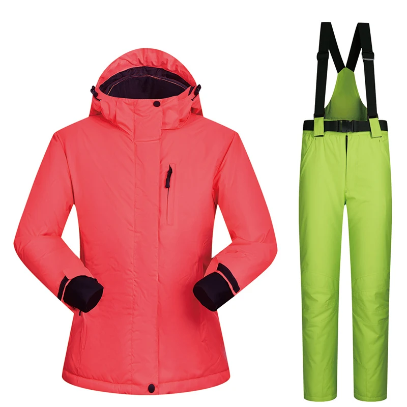 New Thick Warm Ski Suit Women's Outdoor Ski Clothing Windproof Waterproof Snowboard Suit Snow Sports Winter Female Jacket 
New Thick Warm Ski Suit Women's Outdoor Ski Clothing Windproof Waterproof Snowboard Suit Snow Sports Winter Female Jacket