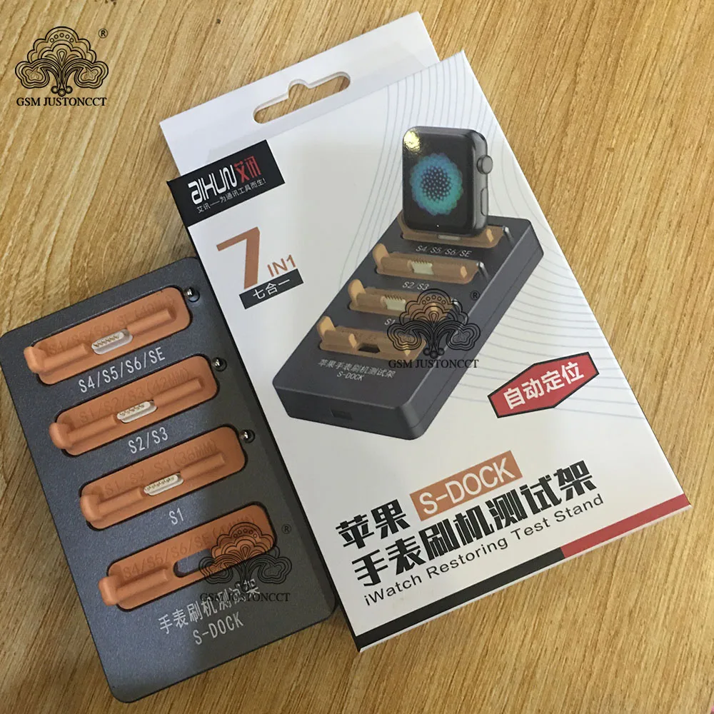JCID AIXUN S-DOCK awrt IBUS Adapter restor tool for ibus Apple Watch S1 S2 S3 S4 S5 S6 restoring iWatch Test stand repair tool
JCID AIXUN S-DOCK awrt IBUS Adapter restor tool for ibus Apple Watch S1 S2 S3 S4 S5 S6 restoring iWatch Test stand repair tool