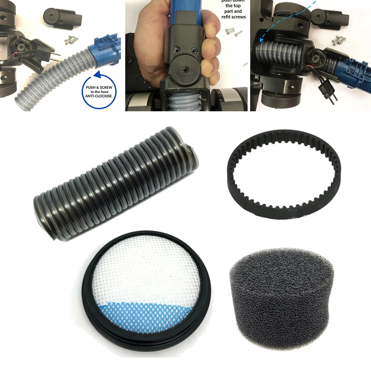 4pcs For VAX BLADE Vacuum Cleaner Floor Head Tool Repair Kit Hose Filters Belt Vacuum Cleaner Household Sweeper Cleaning Tool
4pcs For VAX BLADE Vacuum Cleaner Floor Head Tool Repair Kit Hose Filters Belt Vacuum Cleaner Household Sweeper Cleaning Tool
