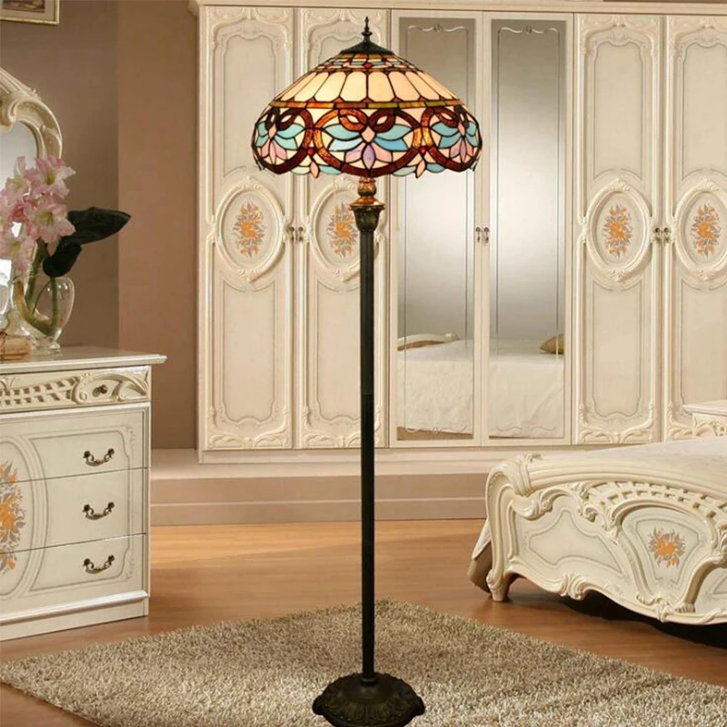 European Baroque Lights Retro Tiffany Stained Glass Floor Lamps for Living Room Dining Room Bedroom Floor Lamp Light Fixtures
European Baroque Lights Retro Tiffany Stained Glass Floor Lamps for Living Room Dining Room Bedroom Floor Lamp Light Fixtures