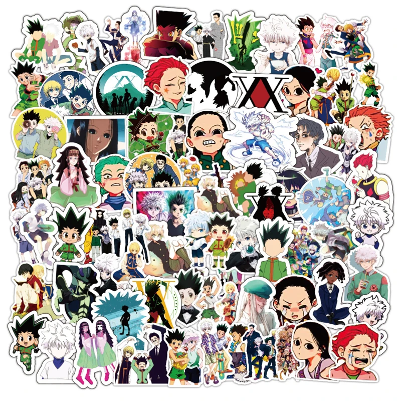 100Pcs Pack Cool Hunter x Hunter Anime Stickers Waterproof DIY Skateboard Laptop Luggage Cartoon Stickers Toy Decal For Childre
100Pcs Pack Cool Hunter x Hunter Anime Stickers Waterproof DIY Skateboard Laptop Luggage Cartoon Stickers Toy Decal For Childre