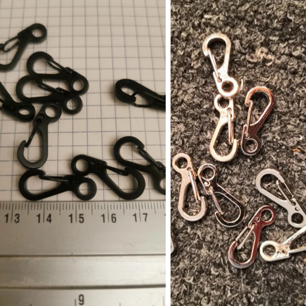 10Pcs Carabiner Clip Aluminum Alloy Spring Snap Keychain Buckle Clip EDC Hanging Buckle for Camping Survival Climbing Equipment
10Pcs Carabiner Clip Aluminum Alloy Spring Snap Keychain Buckle Clip EDC Hanging Buckle for Camping Survival Climbing Equipment