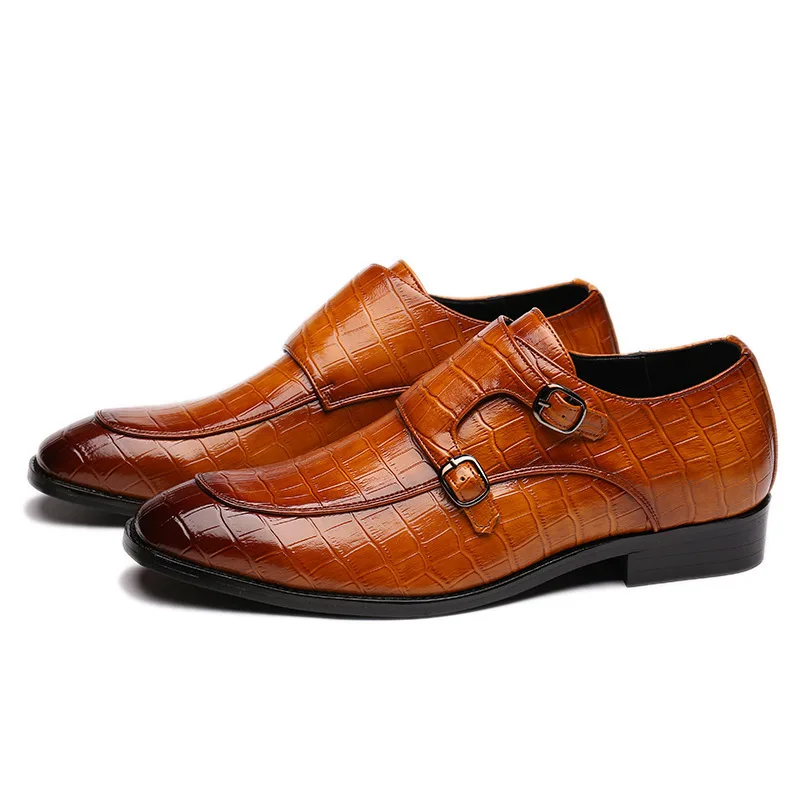 2021Men New Fashion Handmade Pu Leather Slip-on Dress Shoes Casual Stylish All-match Monk Strap Shoes Zapatos De Hombre
2021Men New Fashion Handmade Pu Leather Slip-on Dress Shoes Casual Stylish All-match Monk Strap Shoes Zapatos De Hombre