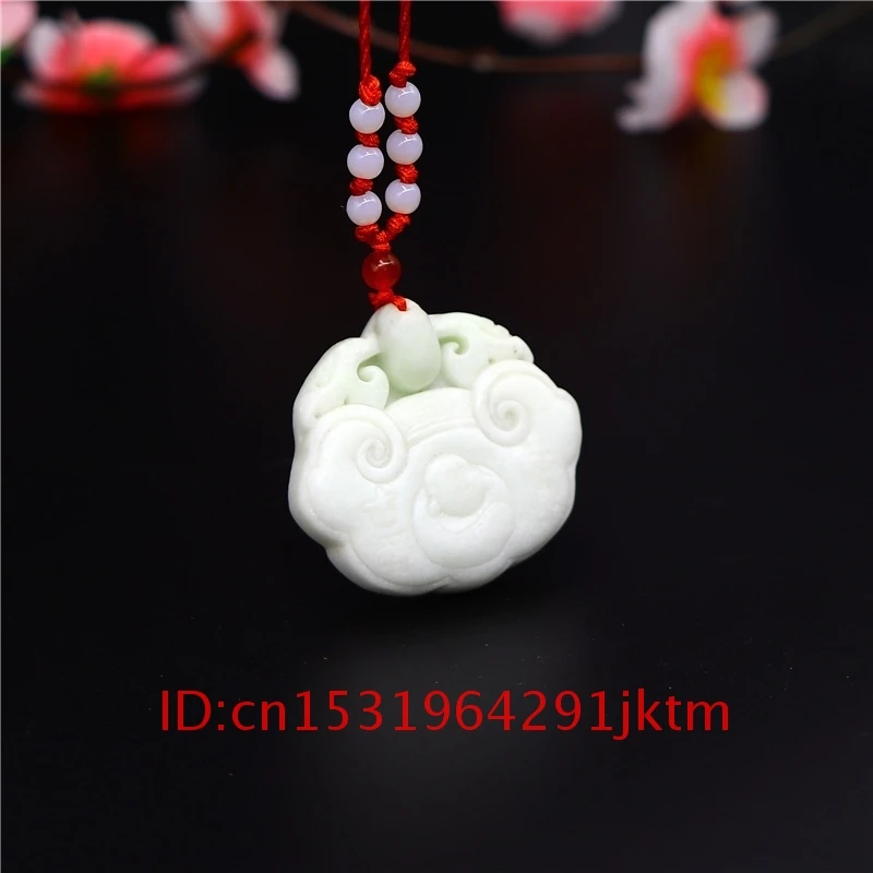 Jade Necklace Amulet Natural White Pendant Jewelry Chinese Lock Charm for Fashion Men Gifts Carved Women
Jade Necklace Amulet Natural White Pendant Jewelry Chinese Lock Charm for Fashion Men Gifts Carved Women