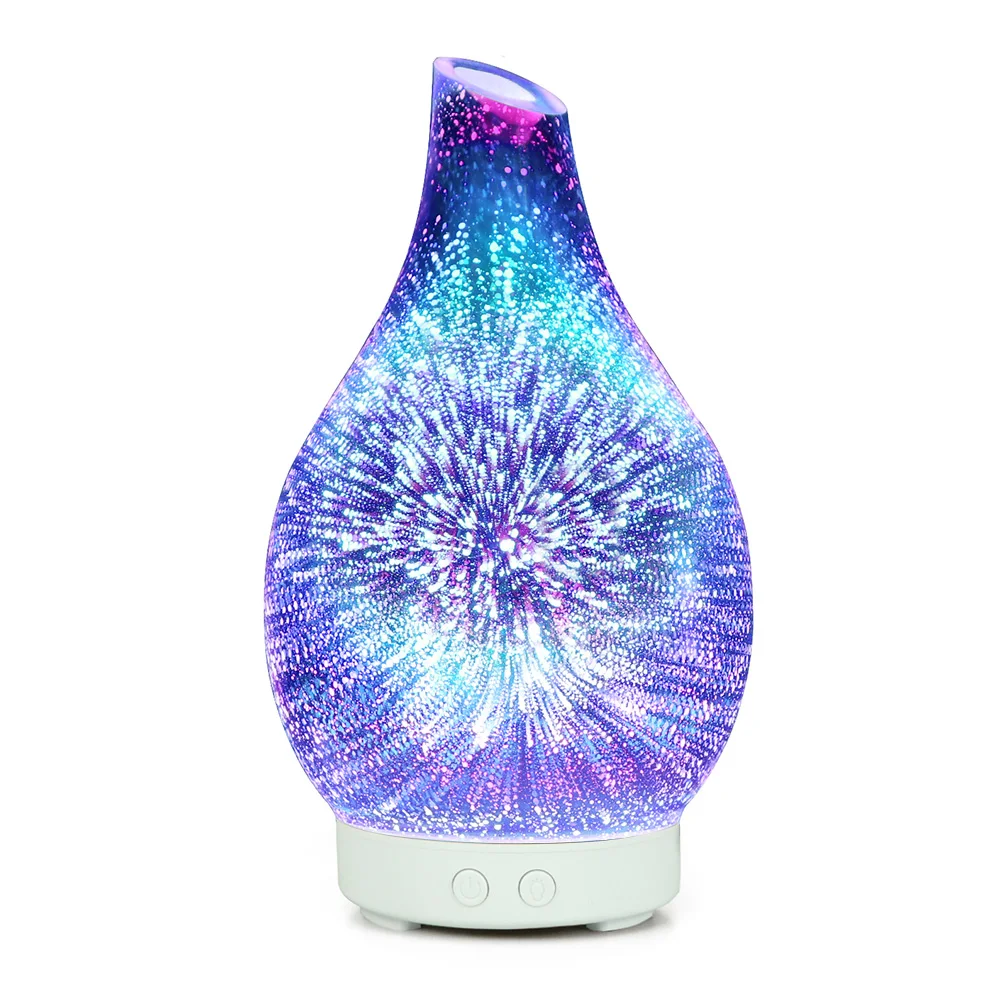 New 100ml Glass Aromatherapy Humidifier Aroma Essential Oil Diffuser Ultrasonic Humidifier with 7 color LED night Light for Home
New 100ml Glass Aromatherapy Humidifier Aroma Essential Oil Diffuser Ultrasonic Humidifier with 7 color LED night Light for Home