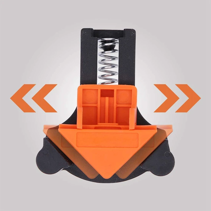 4 PCS Angle Clamps Set, Adjustable Swing Corner Clamps Clip Holding Corners for Welding Wood-Working 
4 PCS Angle Clamps Set, Adjustable Swing Corner Clamps Clip Holding Corners for Welding Wood-Working