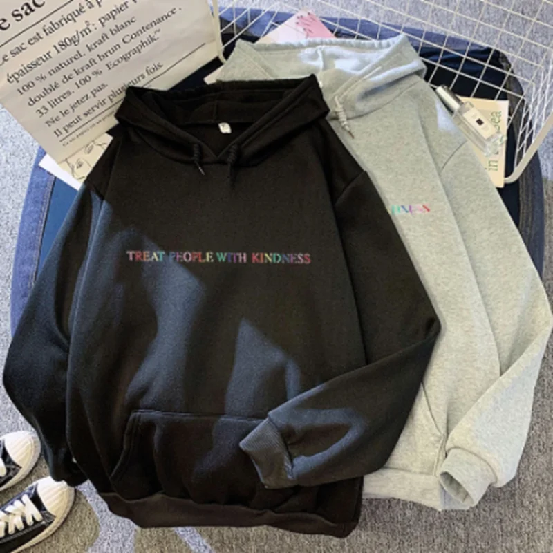 2021 New Treat People with Kindness Printed Fashion Hoodeds Women Vintage Casual Punk Letter Hip Hop Hooded S-3XL
2021 New Treat People with Kindness Printed Fashion Hoodeds Women Vintage Casual Punk Letter Hip Hop Hooded S-3XL
