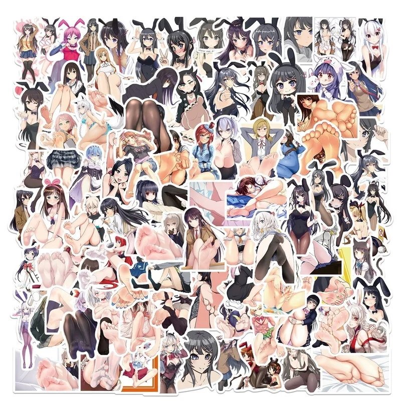 10/50/100pcs Anime Hentai Sexy Girl Bunny Girl Sticker Stickers Suitcase Laptop Skateboard Mobile Decoration Waterproof Stickers
10/50/100pcs Anime Hentai Sexy Girl Bunny Girl Sticker Stickers Suitcase Laptop Skateboard Mobile Decoration Waterproof Stickers