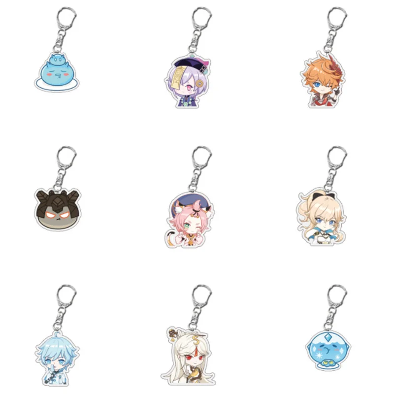 Anime Game Genshin Impact Keyrings Acrylic Figure Xiao Tartaglia Venti Keychains Kawaii Bag Key Chain Fans Collection Prop Gift
Anime Game Genshin Impact Keyrings Acrylic Figure Xiao Tartaglia Venti Keychains Kawaii Bag Key Chain Fans Collection Prop Gift