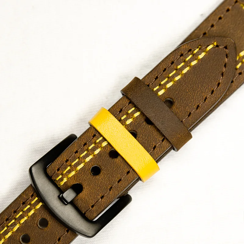 Ремешок кожаный для Amazfit bip/pace браслет часов 42 мм/47 мм/GTR2/2e/stratos 3 GTS/2/2e/GTS2 Mini/GT 20 мм/22