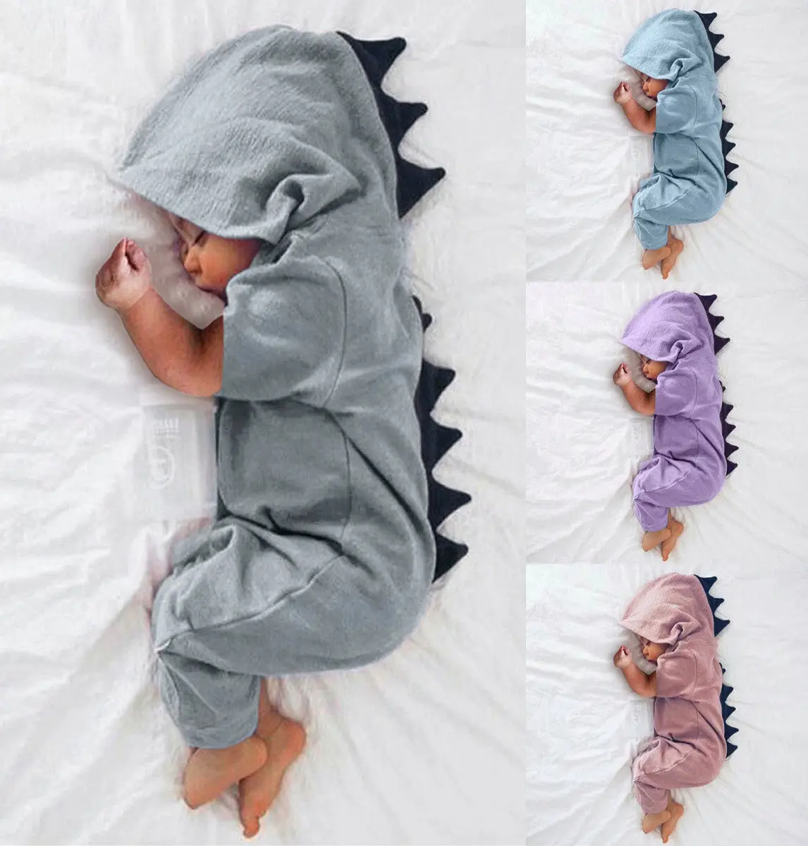 Newborn Infant Baby Girls Boys 0-18M Summer Lovely Causal Romper Short Sleeve Zipper Solid Hooded Dinosaur Jumpsuits Romper
Newborn Infant Baby Girls Boys 0-18M Summer Lovely Causal Romper Short Sleeve Zipper Solid Hooded Dinosaur Jumpsuits Romper
