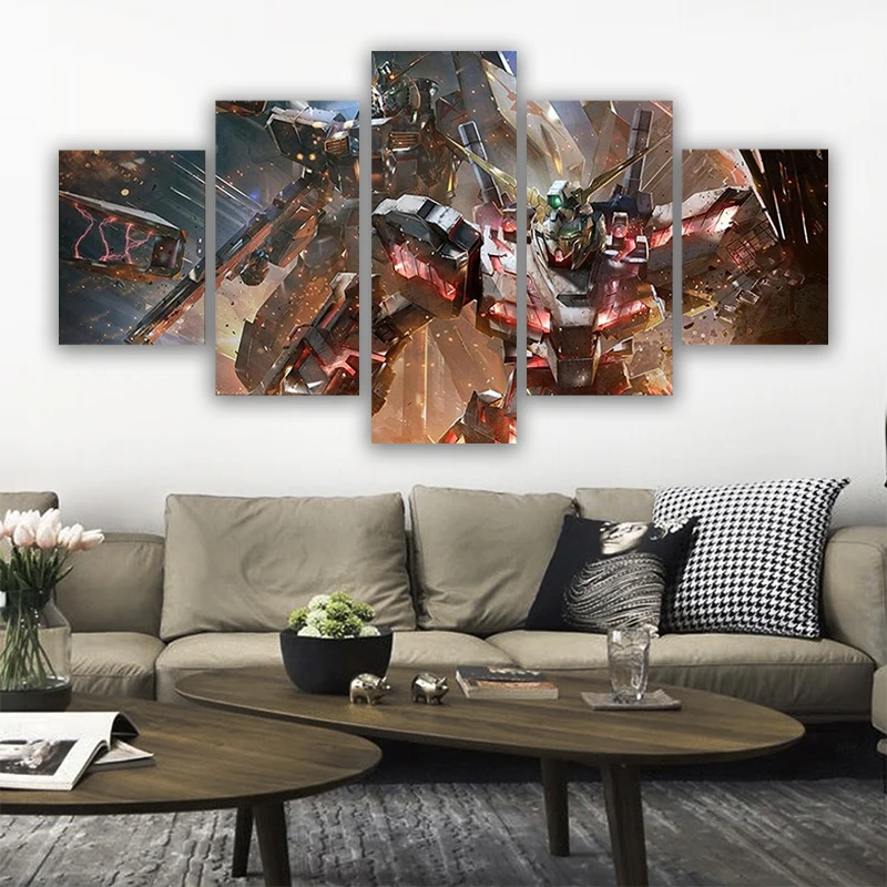 5 Piece Wall Art Canvas Japanese Anime Pictures Comics Posters Robot Decorative Modern Home Living Room Decoration Paintings
5 Piece Wall Art Canvas Japanese Anime Pictures Comics Posters Robot Decorative Modern Home Living Room Decoration Paintings
