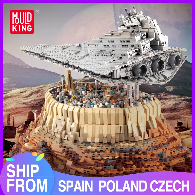 

Форма король 21007 Разрушитель Круизный корабль Империя над джидой модель города строительные блоки кирпичи игрушки для взрослых