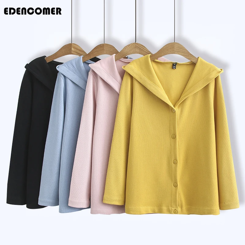 Large Size Women's Sweater 2019 Autumn New Hooded Pure Color Knitted Cardigan Coats Cotton Outwear Tops for Women Clothing
Large Size Women's Sweater 2019 Autumn New Hooded Pure Color Knitted Cardigan Coats Cotton Outwear Tops for Women Clothing