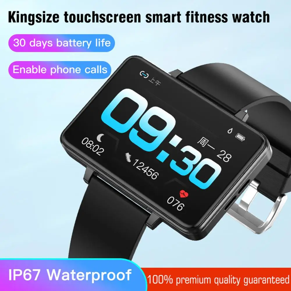 B9+ Smartwatch 2.0 inch Touch Screen Bluetooth Call Music Heart Rate Monitor Smart Watch IP67 Waterproof for iOS Android
B9+ Smartwatch 2.0 inch Touch Screen Bluetooth Call Music Heart Rate Monitor Smart Watch IP67 Waterproof for iOS Android