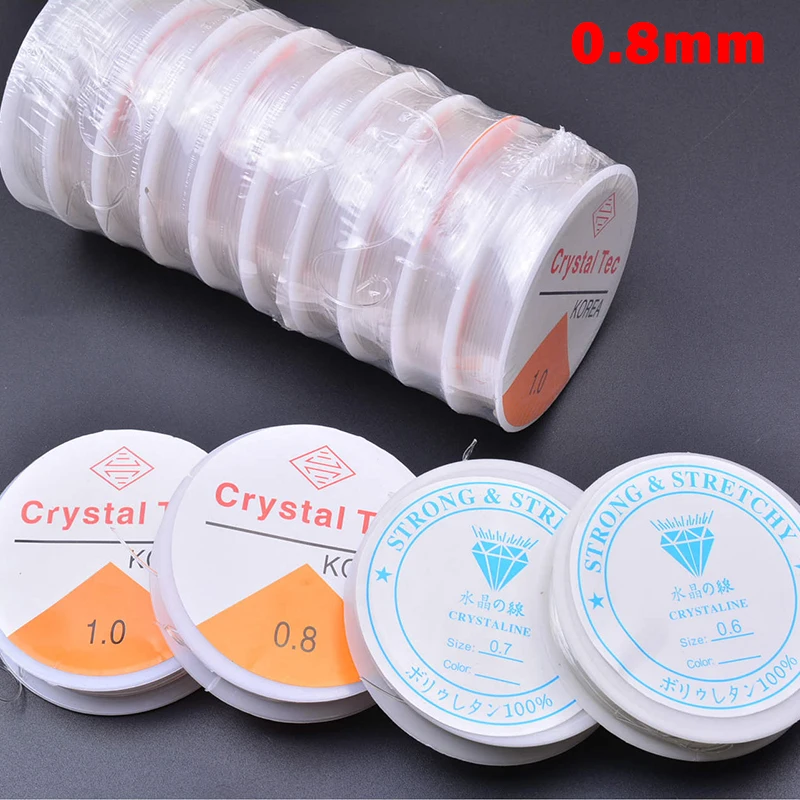 10 Roll 0.5-1.0MM Transparent/Multicolor Stretchy Elastic Rope String Line Cord Beading Beads DIY for Making Bracelet C4
10 Roll 0.5-1.0MM Transparent/Multicolor Stretchy Elastic Rope String Line Cord Beading Beads DIY for Making Bracelet C4