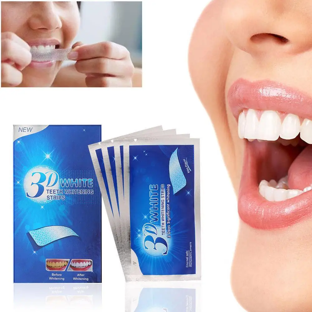 3D отбеливание зубов-полоски для удаления пятен чискти зубная гигиена полости рта