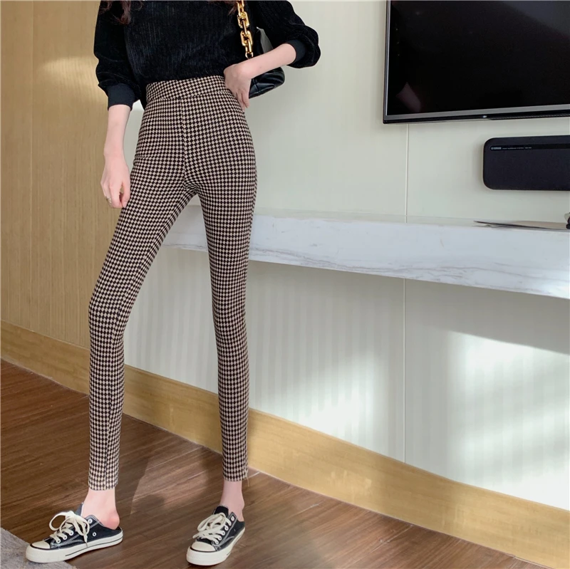 Plaid Leggings Women's Autumn and Winter High Waist Tight Elastic Slim Pants New 2020 Sexy & Club Spring/Autumn
Plaid Leggings Women's Autumn and Winter High Waist Tight Elastic Slim Pants New 2020 Sexy & Club Spring/Autumn
