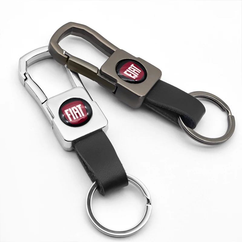 Car keychain high quality metal leather portable logo keychain car accessories suitable for Fiat- 500 500L 500X 124 Bravo
Car keychain high quality metal leather portable logo keychain car accessories suitable for Fiat- 500 500L 500X 124 Bravo