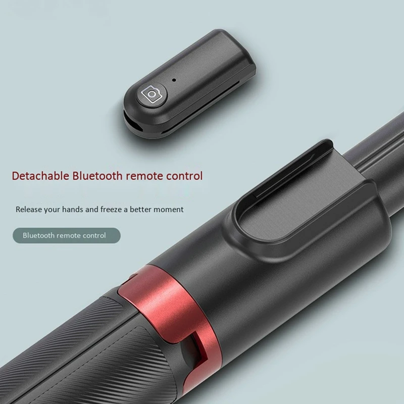 Selfie Stick Tripod With Wireless Bluetooth Remote Portable Universal Handheld Broadcast Phone Holder
Selfie Stick Tripod With Wireless Bluetooth Remote Portable Universal Handheld Broadcast Phone Holder