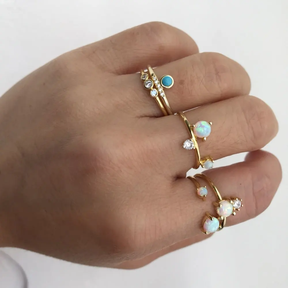 2022 Top Quality AAA CZ White Fire Opal Stone Ring Gold Color Adjust Open Cz Rings Women Ladies Finger Thin Delicate Ring 
2022 Top Quality AAA CZ White Fire Opal Stone Ring Gold Color Adjust Open Cz Rings Women Ladies Finger Thin Delicate Ring