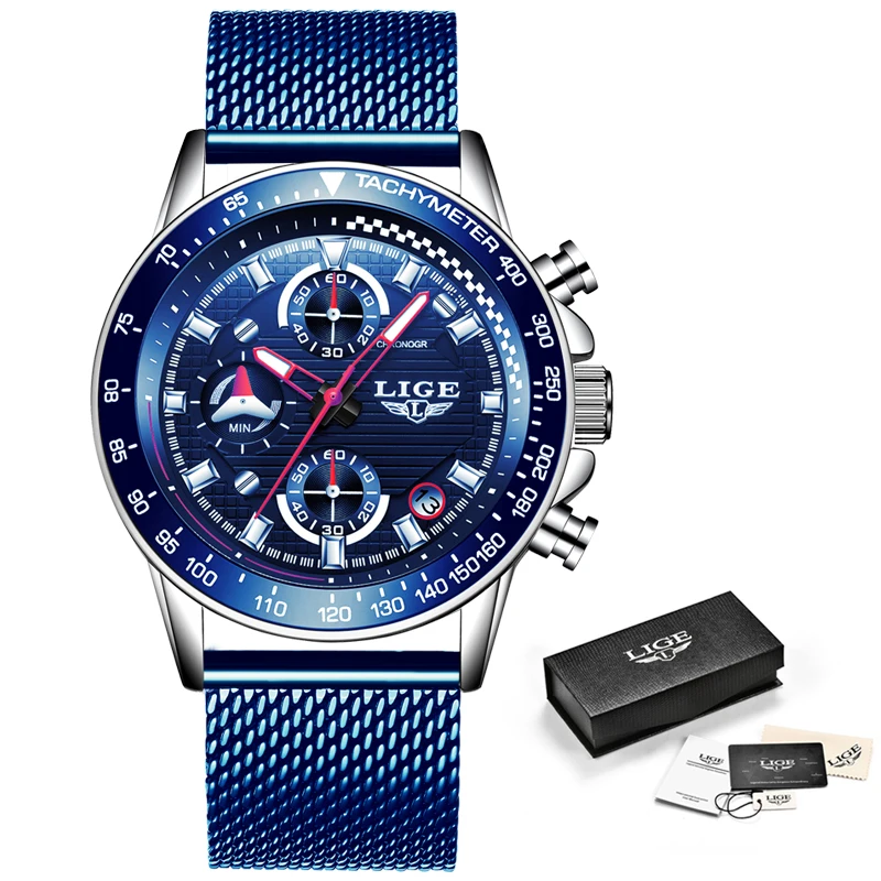 2020 LIGE Mens Watches Top Brand Luxury Fashion Business Quartz Watch Men Sports Watch Waterproof blue Clock Relogio Masculino
2020 LIGE Mens Watches Top Brand Luxury Fashion Business Quartz Watch Men Sports Watch Waterproof blue Clock Relogio Masculino