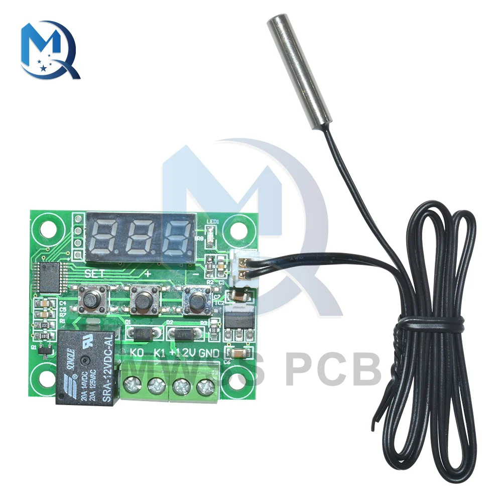 10Pcs DC 12V W1209 LED Digital Heat Cool Temp Thermostat Temperature Control Switch Module On/Off Controller Board NTC Sensor 
10Pcs DC 12V W1209 LED Digital Heat Cool Temp Thermostat Temperature Control Switch Module On/Off Controller Board NTC Sensor