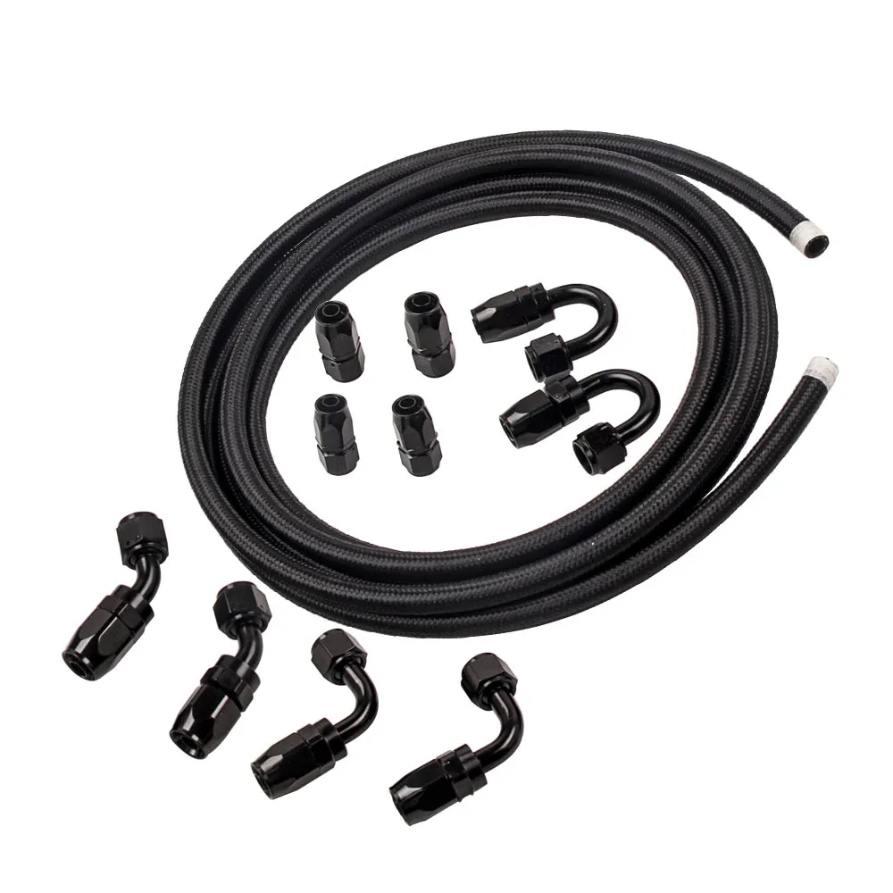 MAXPEEDINGRODS 2x5 м/16,4 футов 8AN нейлоновый Плетеный Топливный шланг + 20 шт. многоразовый шарнирный конец шланга 
MAXPEEDINGRODS 2x5 м/16,4 футов 8AN нейлоновый Плетеный Топливный шланг + 20 шт. многоразовый шарнирный конец шланга