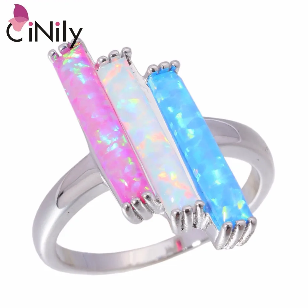 CiNily Created Pink White Blue Fire Opal Silver Plated Wholesale Hot Sell For Fashion Women Jewelry Ring Size 7 / 8 / 9 OJ8499
CiNily Created Pink White Blue Fire Opal Silver Plated Wholesale Hot Sell For Fashion Women Jewelry Ring Size 7 / 8 / 9 OJ8499